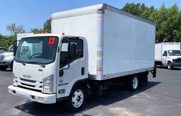2022 Isuzu NPR-XD Tilt Cab 16ft Box Truck with Lift Gate. 102k miles